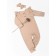 Children's overalls with ruffles fashion, height 80 cm, beige color