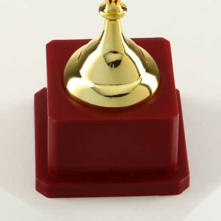 Cup 012, award figure, gold, plastic stand, 19.2 × 11.5 × 8 cm.-3