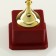 Cup 012, award figure, gold, plastic stand, 19.2 × 11.5 × 8 cm.