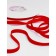 Velvet tape, 10 mm, 18 ± 1 m, color red No. 40
