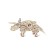 Wooden designer 3D "Dinosaur Triceratops"