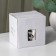 Ceramic mug with a spoon "Stylish Bear", 320 ml, white color