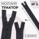 Lightning "Tractor", No. 5, connective, 2 runners, automatic locks, 80 cm, black-blue color