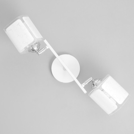 Iris chandelier 2he27 40W Belo-chromium 45x26x27 cm Bayerlux-5