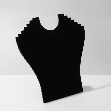 Bust for jewelry, 23 × 7 × 24 cm, h = 24 cm, black color-2