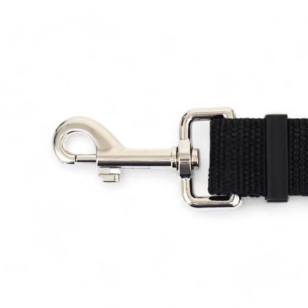 Leash with a universal penalment, width 2.5 cm, black-3
