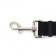 Leash with a universal penalment, width 2.5 cm, black