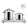 Electric tile KitFort KT-152, 2500 W, 2 burners, silver