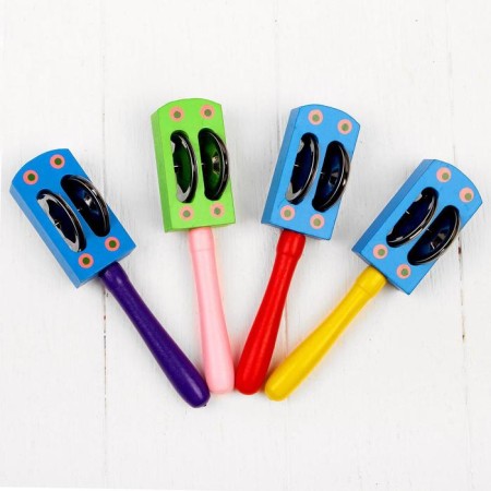 Toy musical rattle with bells Malaya mix
