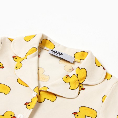 Пижама детская (рубашка и брюки) KAFTAN Duck, р-р 32 (110-116)-8