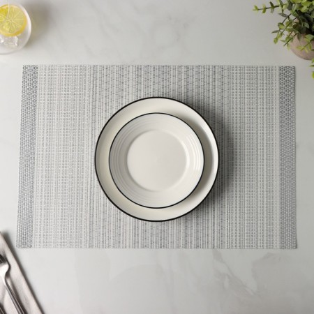 Serving napkin on the table "Compliment", 45 × 30 cm, color gray color-4