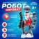 Acrobat designer-robot, walks, works from batteries