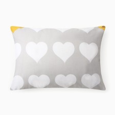 Pillowcase Ethel Heart 50*70 ± 3 cm, 100% cotton, calico 125 g/m²