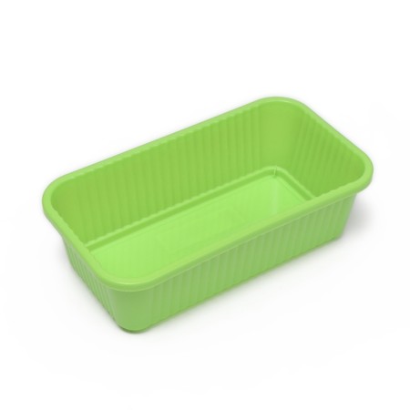 Box for growing green onions, 29 × 16 × 8.5 cm, 2.5 l, 10 holes, green, Greengo-8