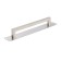Door handle, stainless steel color, 260x40 mm