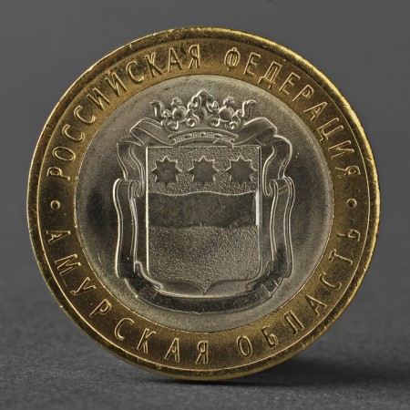 Coin "10 rubles of 2016 Amur Region"
