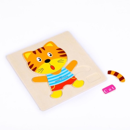 Frame - a liner on a wooden base "Tigeronok", 7 elements-1