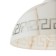 Lamp Bayerlux "Cap" 006/4M B.S. mat. Decor (f 250; n 115)