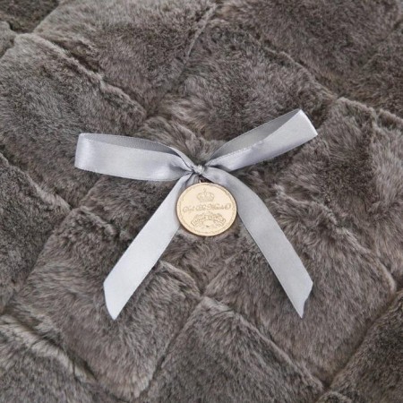 Madeline blanket, size 220x240 cm, gray color-4