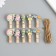 Decor for creativity Tree "clothespin. Sea animals on vacation" set of 10 pcs 4x2x1.2 cm