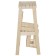 Stool- ladder, 455x310x616, varnish