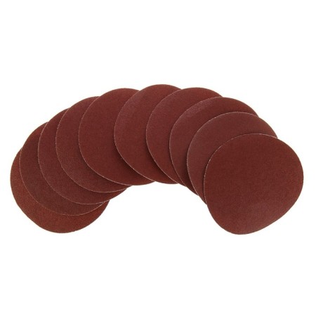 Circle of abrasive grinding under the "Velcro" Tundra, 125 mm, P80, 10 pcs.-4