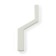 Furniture hook Cappio tranquility, one -rod, white color