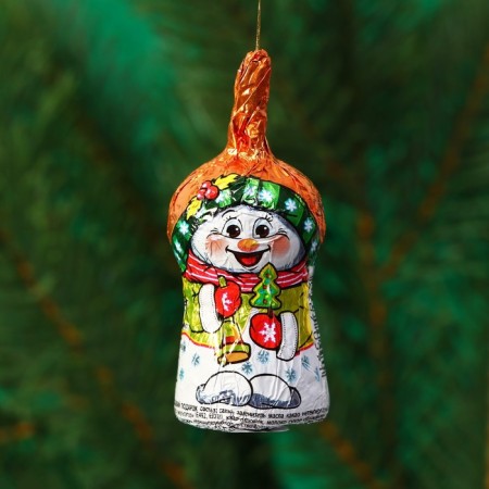 New Year. Chocolate assorted "Santa Claus, Snow Maiden, Snowman", Mix, 15 g-1