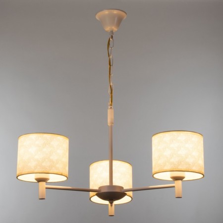 Chandelier 1091/3wt 40W E27 white 60x60x38-78 cm Bayerlux-1