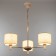 Chandelier 1091/3wt 40W E27 white 60x60x38-78 cm Bayerlux
