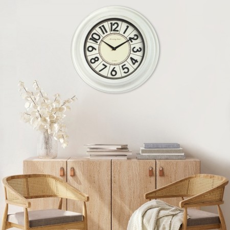 Wall clock, series: interior, "vector", d-40 cm-3