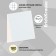 Notebook 12 sheets in the large cage of Erichkrause "Classic", cover coated cardboard, OFSET block, yellow