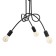 Lamp "Knot" Black 3x40W E27 54x54x40 cm BayerLux