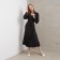 Women's dress minku: classic color black, size 42