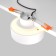 The built-in lamp Technical DL035-2-L6W, LED, 11 W, 100x100x48 mm, 750 lm, 3000k, 2835, white