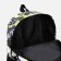 Youth backpack from textiles, 3 pockets, yellow/gray color