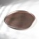 Trend, glass dish, d = 32 cm, brown color
