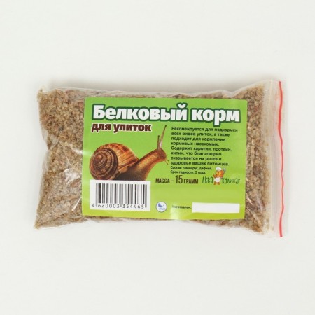 Protein feed for snails, 15 g