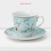 Service ceramic tea shade "Pelagia", 12 items: 6 cups 220 ml, 6 saucer d = 14 cm