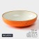 Porcelain deep Magistro "Cerera", 700 ml, D = 18.5 cm, Orange color