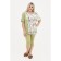 Female suit, size 64, light green color
