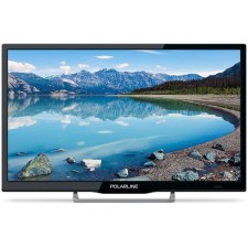 Телевизор PolarLine 24PL51TC-SM, 24", 1366х768, DVB-T2/C, 2xHDMI, 1xUSB, SmartTV, чёрный