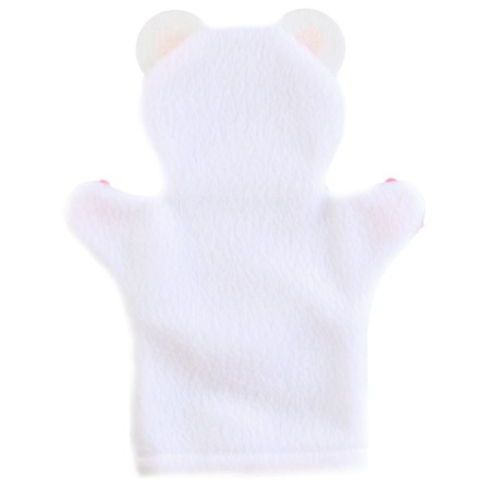 Finger Theater doll on the hand "White Bear"-2