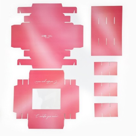Folding box under 12 sweets “with love for you”, 14.4 x 18.4 x 3.8 cm-4