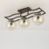 Ceiling chandelier Citilux "breeze" CL106235, 49x15x23 cm, 3x60W, E14, brown color