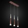 Suspended Citilux “Vegas” CL227033, 55x9x50 cm, 3x7W, LED, brown color