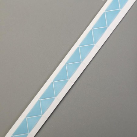 A set of corners with a pocket for photos of 250 corners "Blue" 2mx1.03 cm-1