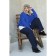 Female jumper, size 52, blue color