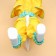 Combineson for dogs, DUPO, size XL (DS 40, OG 54), yellow