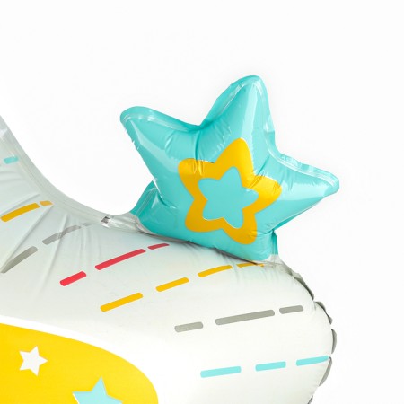 Foil ball 31 "" Festive star ", on a stand, under the air-2
